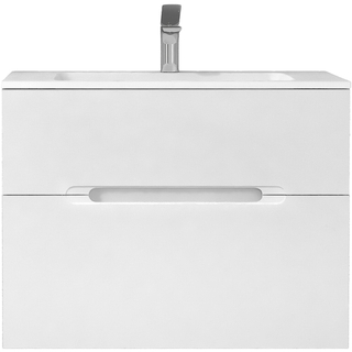 Тумба под раковину Jorno Modul 80 Mоl.01.77/P/W подвесная Белый глянец