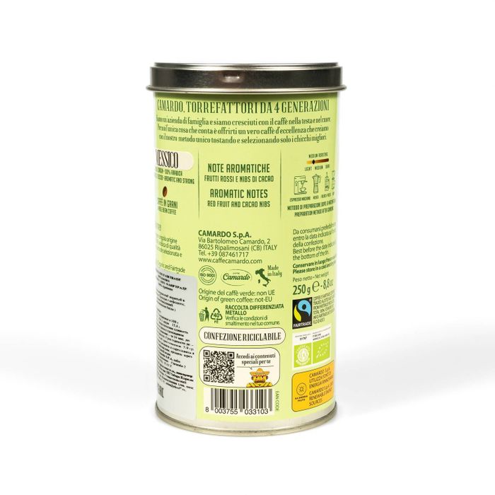 Кофе в зёрнах Camardo Specialty MESSICO, 250г