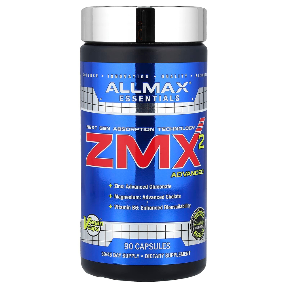 ALLMAX, ZMX2, хелат магния с улучшенной усвояемостью, 90 капсул