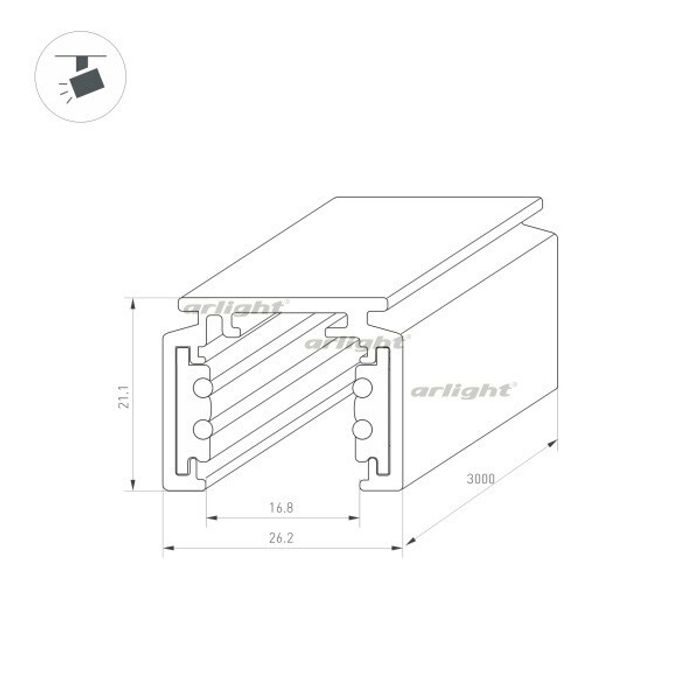 Шинопровод Arlight 036785