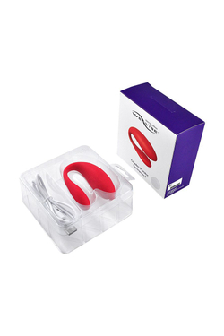 Вибратор для пар WE-VIBE Special Edition, красный