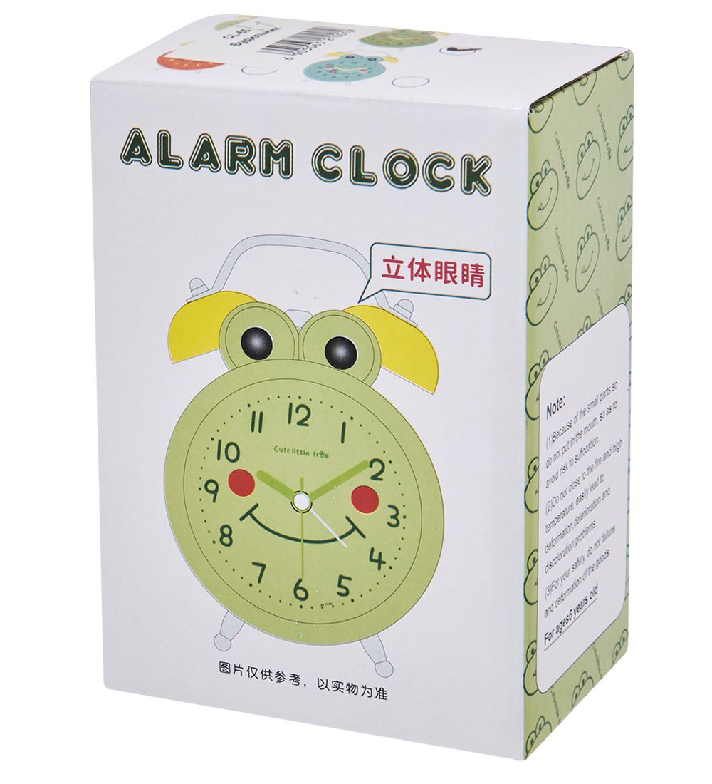 GAEM Art CL-07/1 Будильник «Лягушка» зеленый