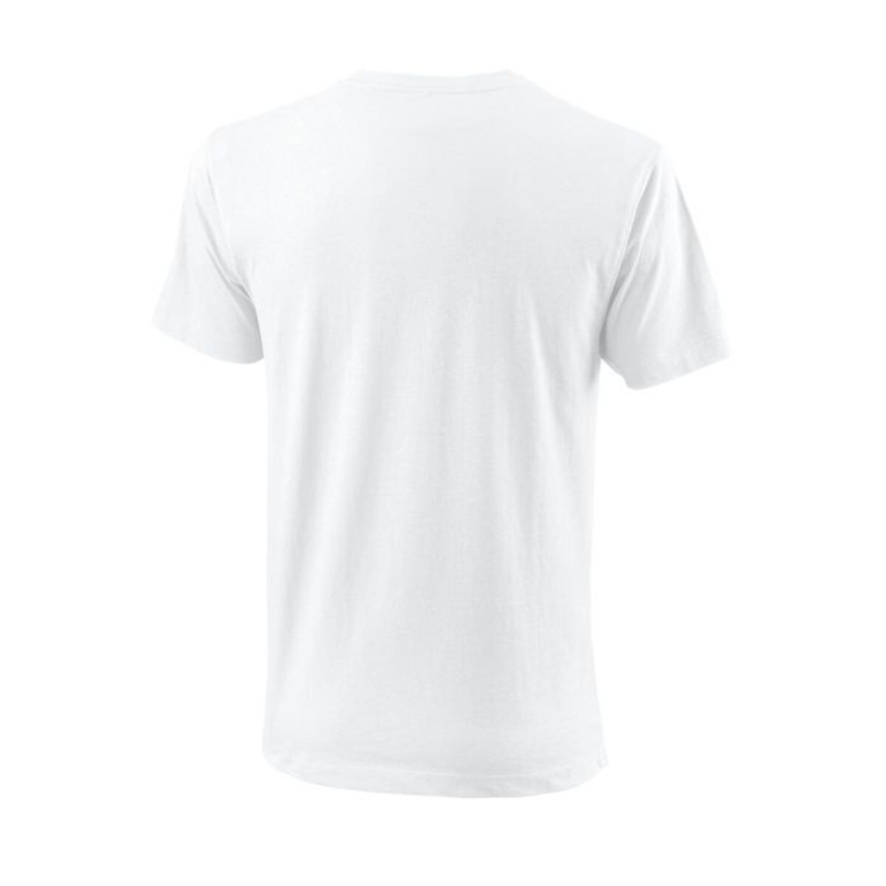 Мужская теннисная футболка Wilson Team II Tech Tee Men - whit