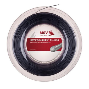 Струны теннисные MSV Focus Hex Plus 38 (200 m) - black