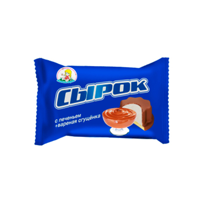 Сырок творожный на печенье "Сгущенка" 20% 40 г, "Минская марка", Беларусь