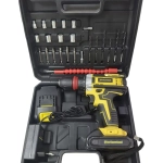 Дрель-Шуроповерт аккумуляторный Partnertool PCD-18CSET 18В 2 аккумулятора 2Ач БЫСТРОСЪЕМНЫЙ патрон в КЕЙСЕ с НАБОРОМ