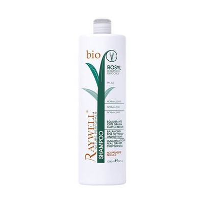 RAYWELL BIO ROSYL SHAMPOO - Шампунь для жирной кожи головы и сухих волос - 1000 мл.