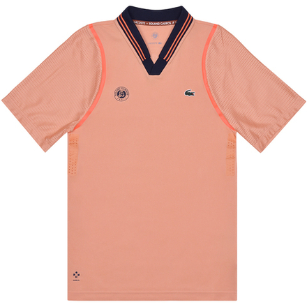 Мужское теннисное поло Lacoste Sport Roland Garros Edition Logo Polo Shirt - Оранжевый