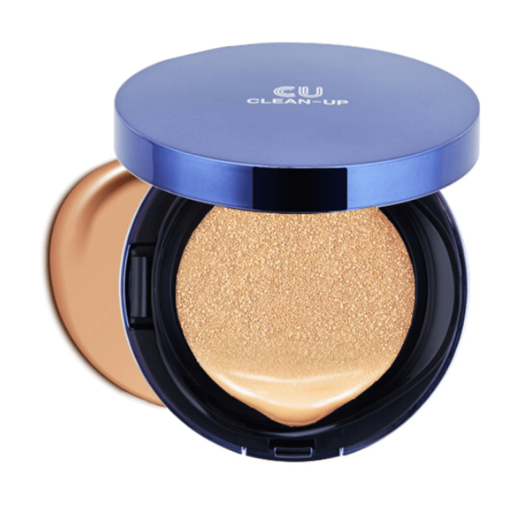 Тональный крем-кушон CUSKIN Clean-Up Skinfit Cushion Pact SPF 50 PA++++