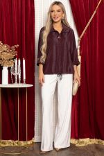 Блуза Ариозо (темно-бордовая) Б14932-24М LT Collection