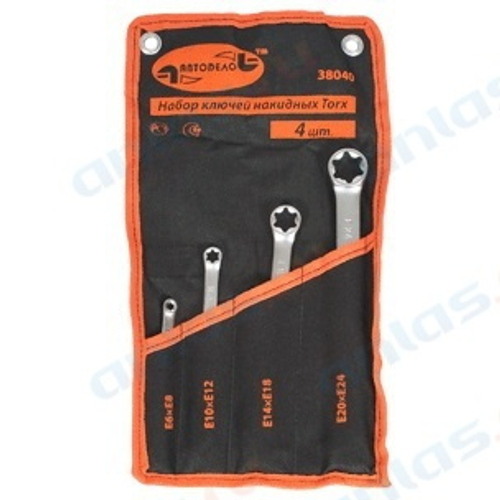 Набор ключей накидных Torx 4 пр. E6E24 сумка Professional