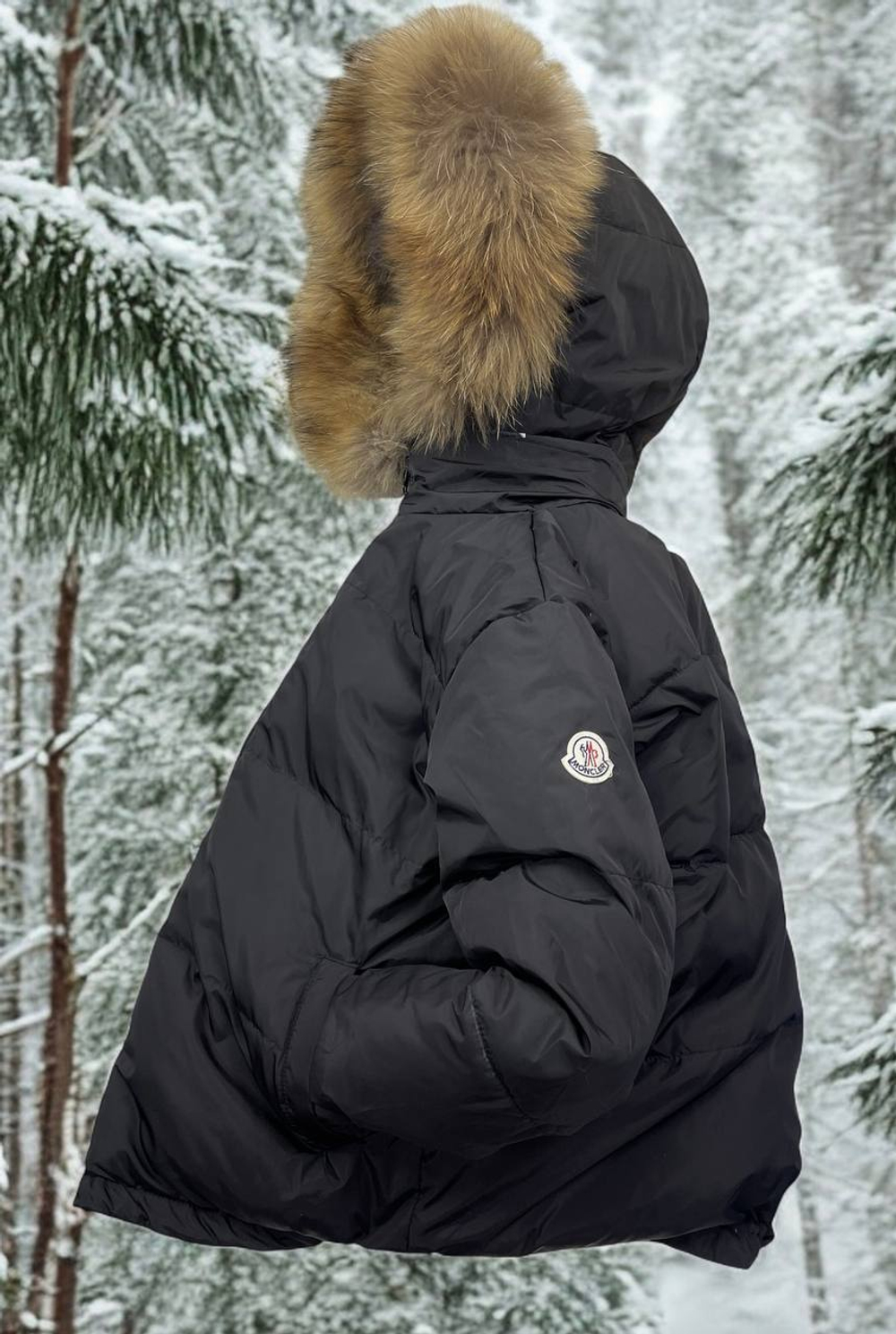 Двусторонняя детская куртка Moncler (капибара)