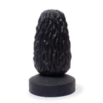 Чёрный анальный стимулятор Шишечка