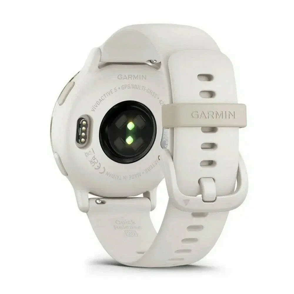 Умные часы Garmin Vivoactive 5 42 мм, золотистый (Cream Gold)
