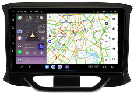 Магнитола для Lada Xray 2016+ - Carmedia OL-9064 QLed, Android 13, TS20, CarPlay, SIM-слот