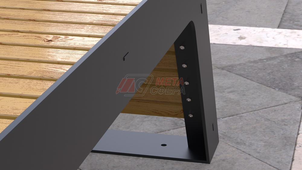 Лавка уличная парковая C651