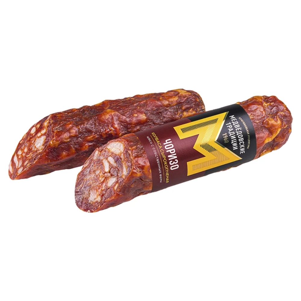 Колбаса сырокопченая Чоризо 200 гр Медвёдовские традиции