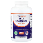 Vitamatic, Бета-ситостерол, 400 мг, 180 капсул