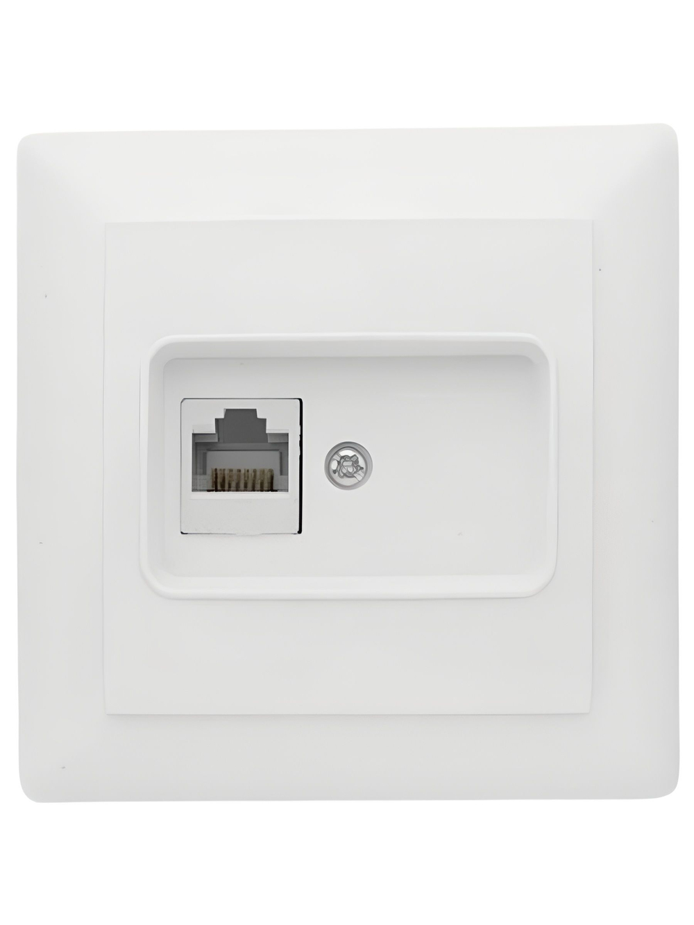 Розетка интернетная RJ-45 cat5e ProfiTec Optima белая
