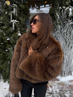 Эко-шуба LISA OGNENNAYA | Рыжий