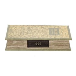 GAEM Шкатулка-книга с кодовым замком, L16 W5 H24,5 см