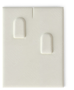 Вкладыш 08/наклонный/для 2 колец/2 вертикальных язычка/прорезь для нитки