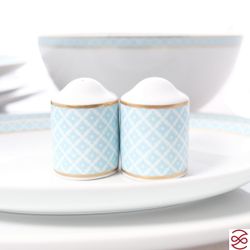 Столовый сервиз Falkenporzellan Corvara AERO BLUE-GOLD 6 персон 25 предметов