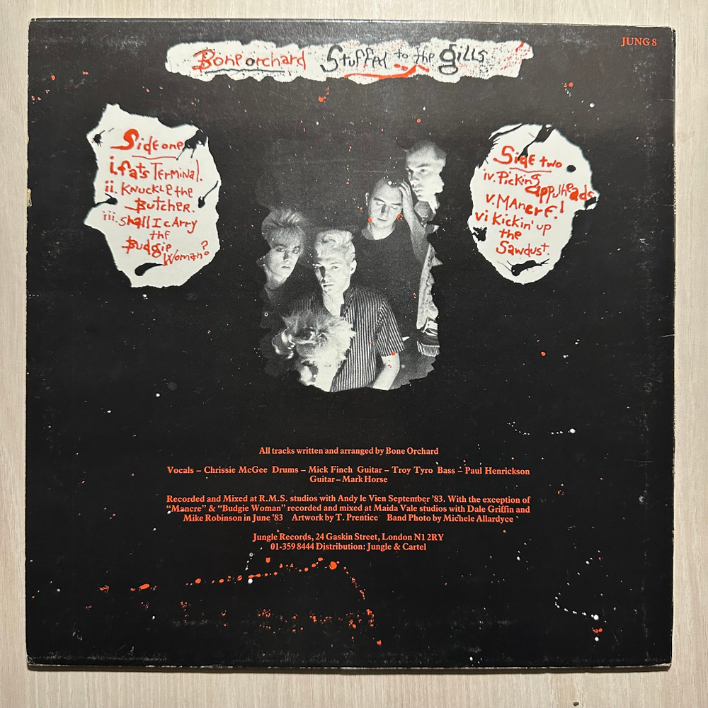 Bone Orchard - Stuffed To The Gills (Англия 1983г.)