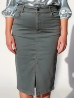 ❀ Юбка джинсовая вельветовая большие размеры ❀