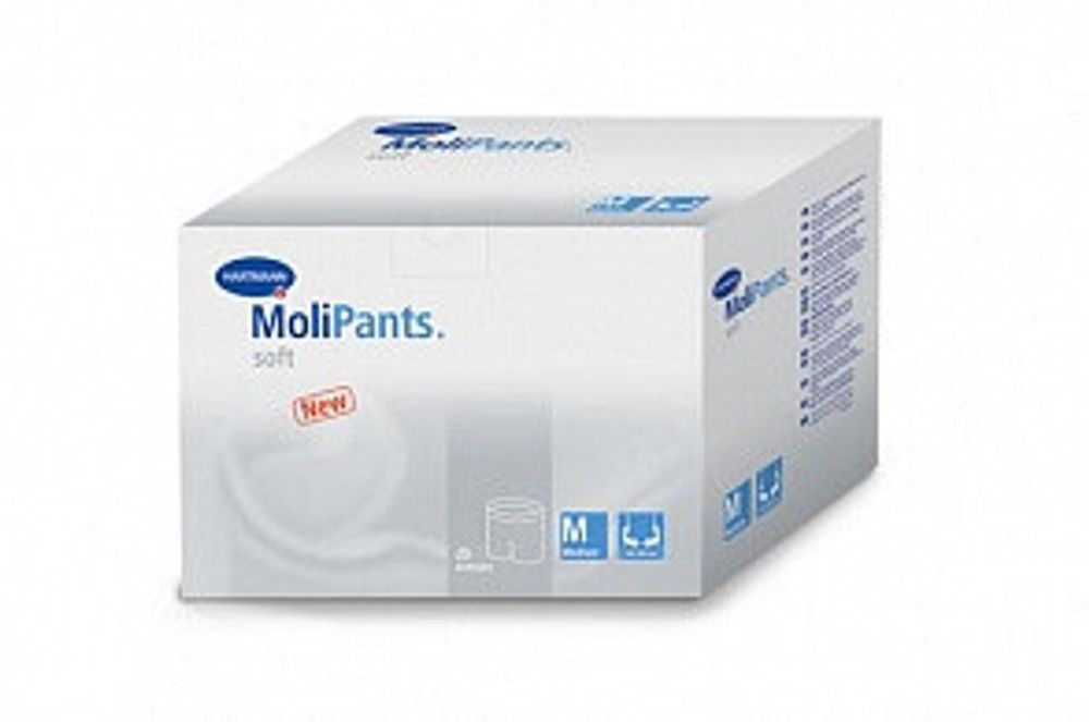 MoliPants soft/МолиПанц софт M 25шт - удлиненные штанишки для фиксации прокладок