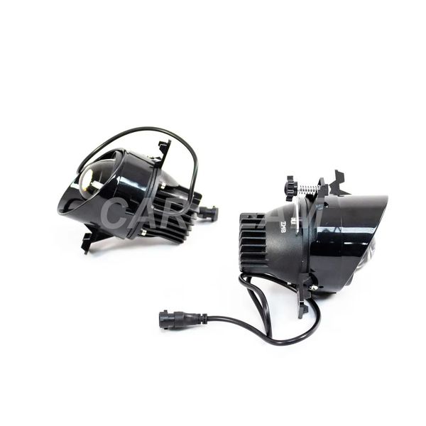 Противотуманные фары (ПТФ) WD-012 "ZMB" лазерные с Bi-LED модулем на Nissan Almera, Primera, X-Trail, Teana, Qashqai (дорестайл)