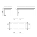 Обеденный стол BERGEN BGT29