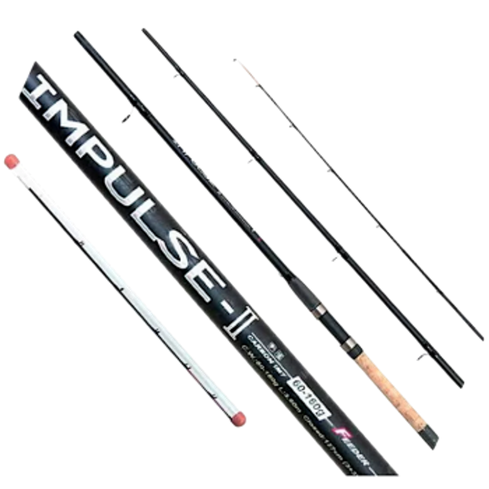 Фидер Kaida 636-300 Impulse-II Feeder 3.0м 60-160г (3+3) Вес 370г 3секц. Тр.длина 107см Колец 13шт