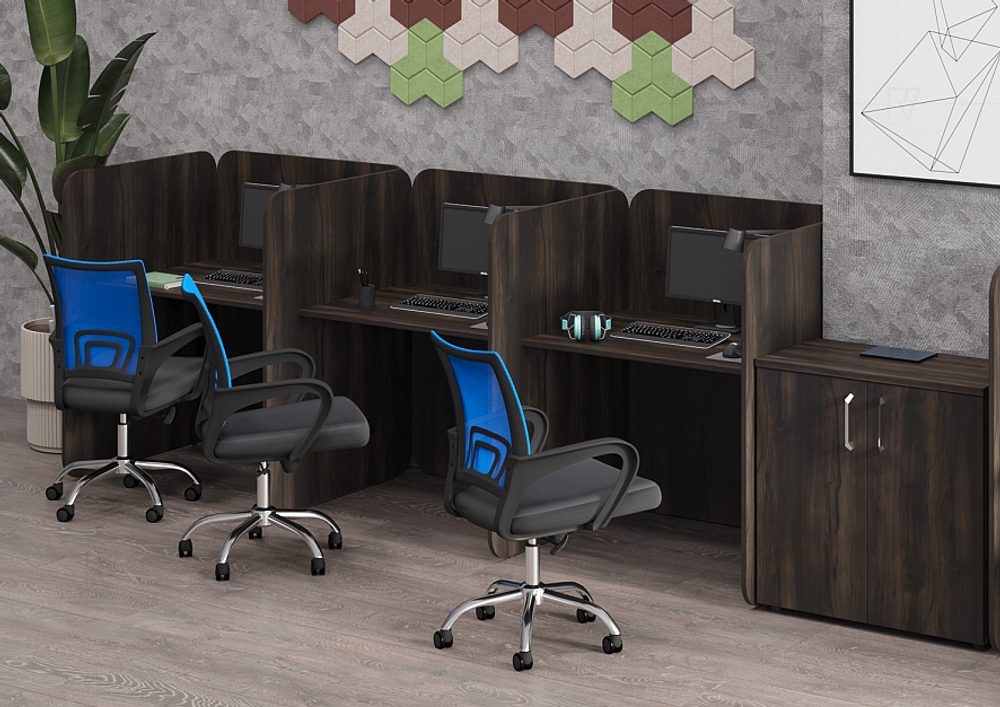 Стол для колл-центра ЛДСП комплект №6 KCB.K-006