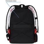 Рюкзак Berlingo Casual "Ad Astra. White" 39,5*27*13см, 1 отделение, 3 кармана, уплотненная спинка