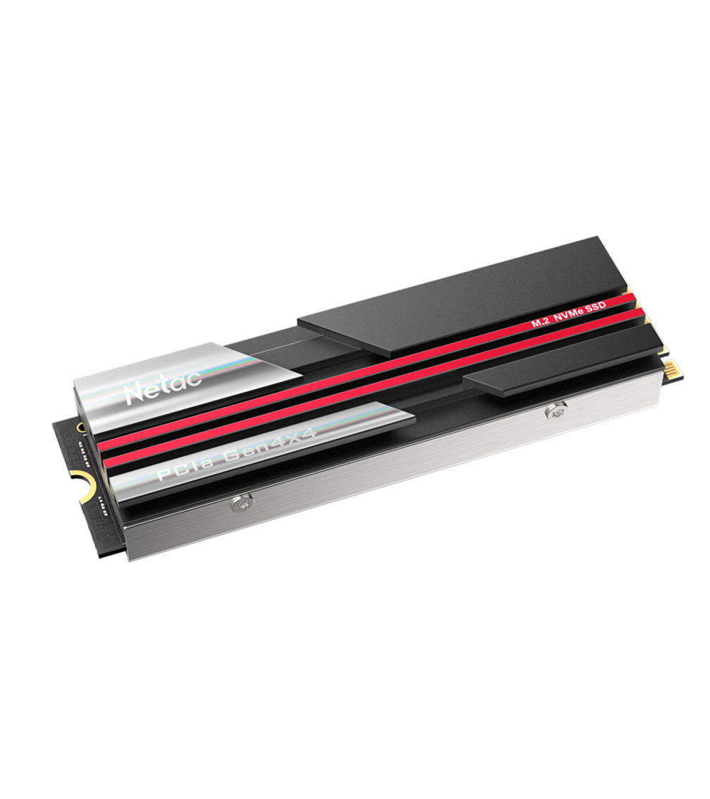 Ssd накопитель Netac SSD NV7000 4TB PCIe 4 x4 M.2 2280 NVMe 3D NAND, R/W up to 7200/6850MB/s, IOPS(R4K) 940K/1000K, TBW 3000TB, with heat sink, 5y wty
