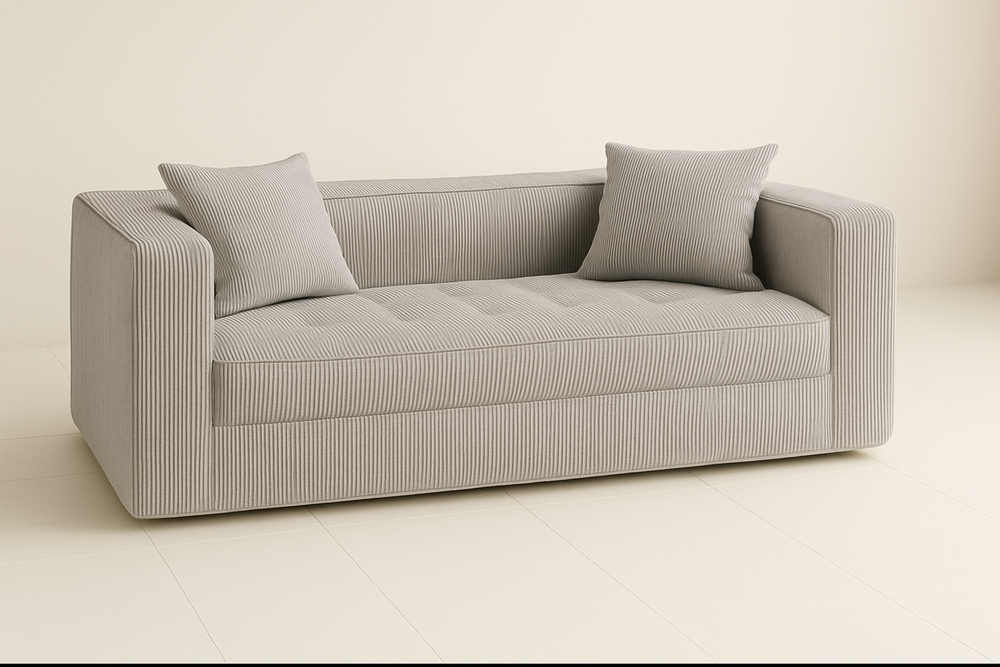 Бескаркасный Диван компрессионный GRAVITY-Sofa (200x92x68) Бежево серый