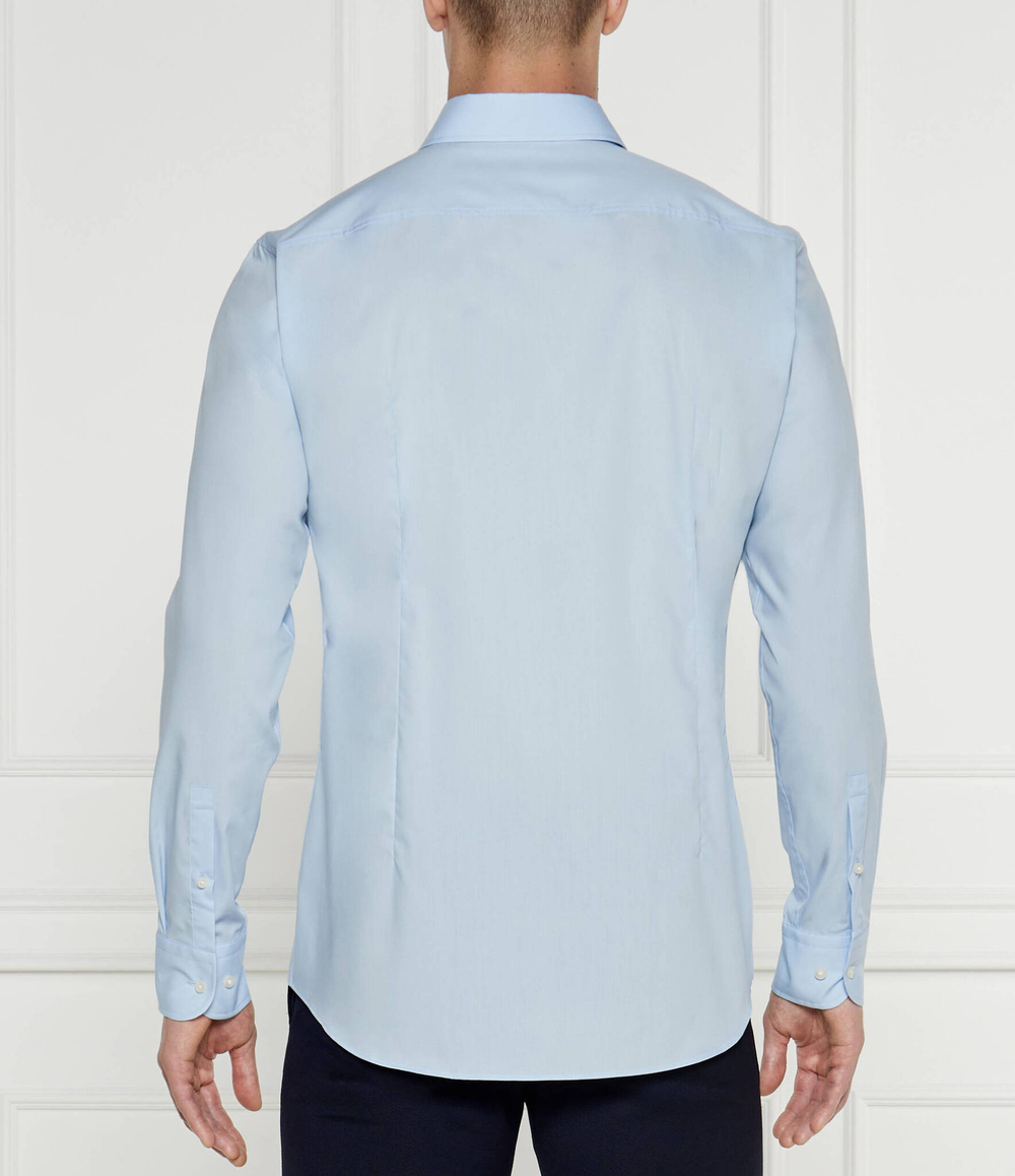 рубашка h-hank-kent-c1-214 BOSS BLACK - голубой(50469345)