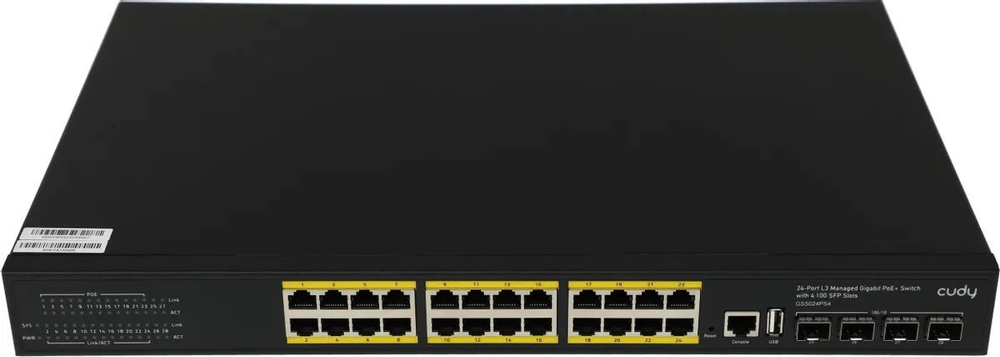 Коммутатор Cudy GS5024PS4-400W