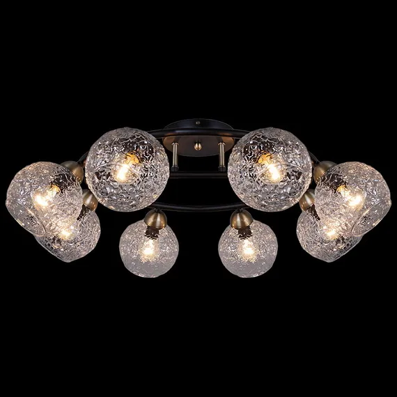 Люстра потолочная ILLUMICO E14 IL0296-8CSQ-79 BK AB
