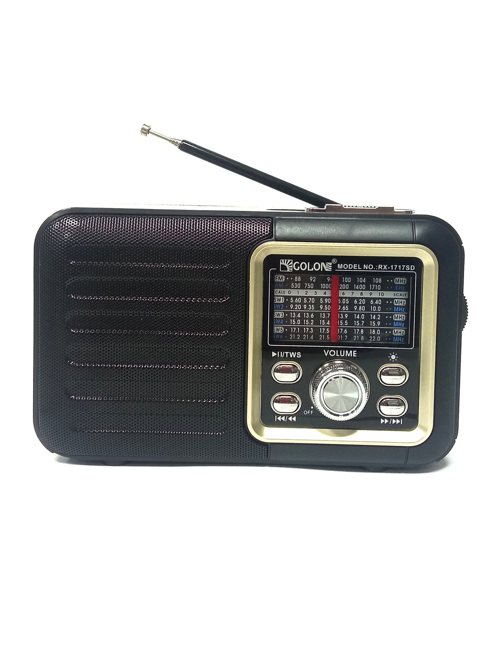 Радиоприемник с MP3 плеером+Solar panel Golon RX1717SD