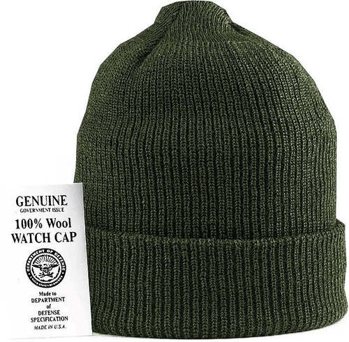Шапка - GENUINE Watch Cap Wool (оливковая)