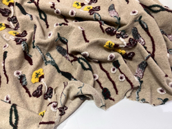 ПОЛЕВЫЕ ЦВЕТЫ - Жаккард тепленький (1390 Евгения)