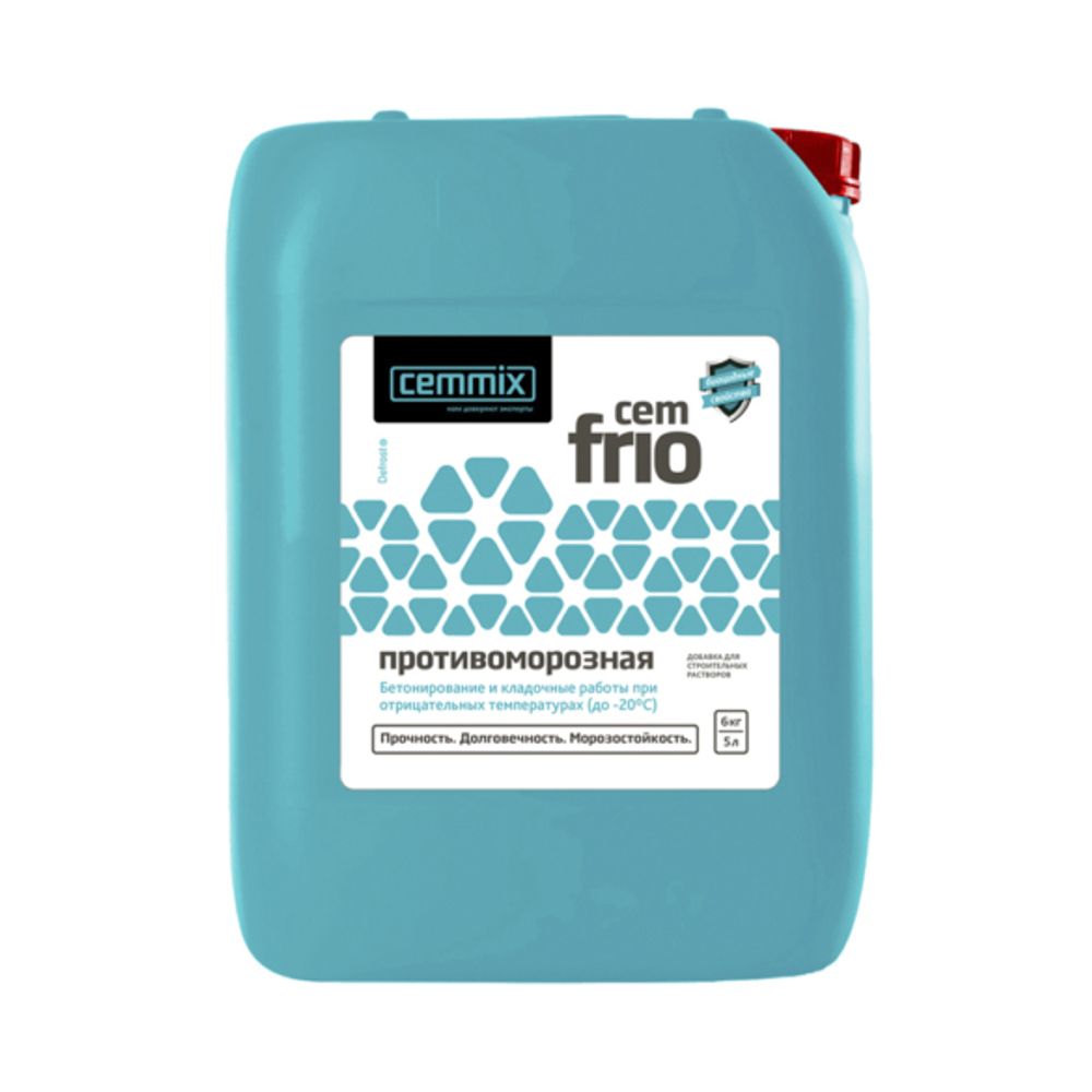 Добавка "Cemfrio" противоморозная "CEMMIX" 5л