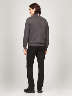 Свитер Tommy Hilfiger Cable Knit Turtleneck Grey Heather