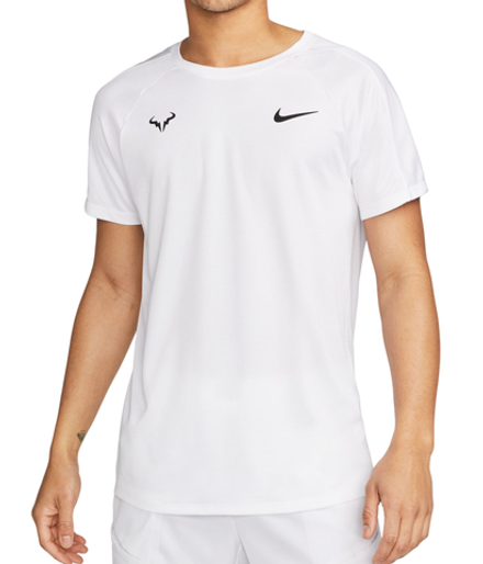 Мужская теннисная футболка Nike Rafa Challenger Dri-Fit Tennis Top - white/black