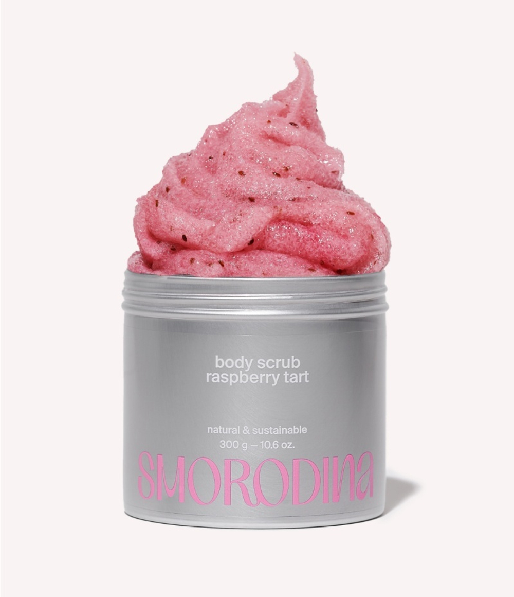Smorodina Сахарно-соляной скраб-желе для тела "Малиновый тарт", 300г