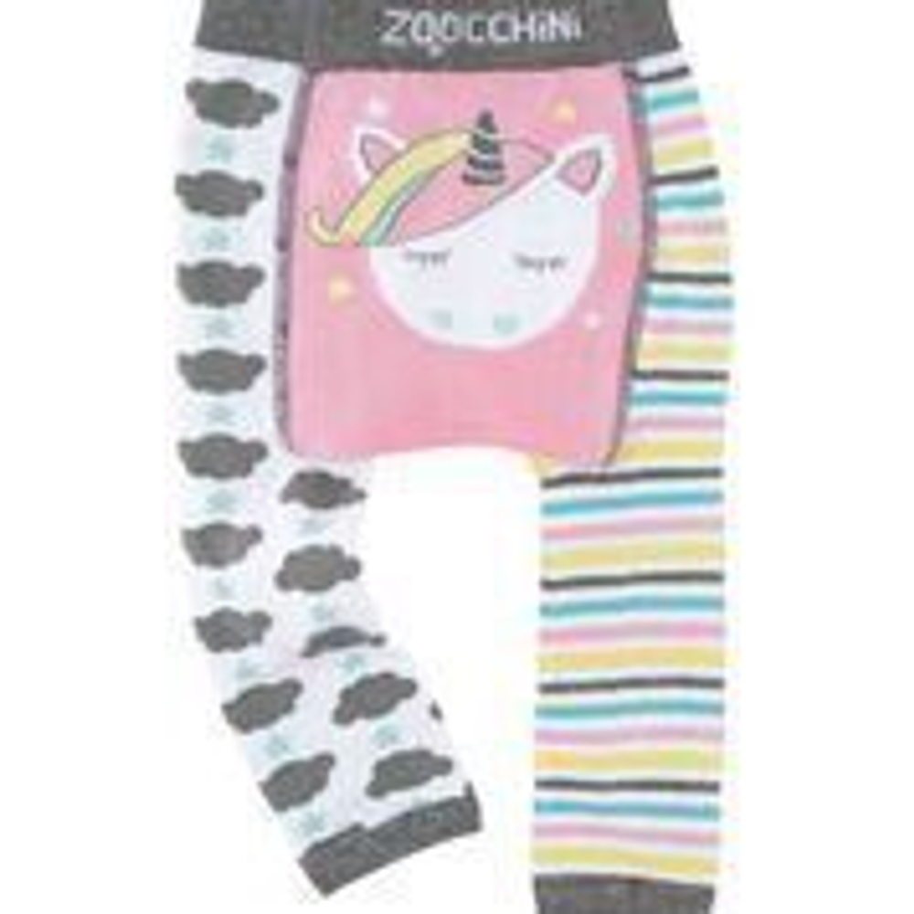 Набор легинсов с носками для малышей Zoocchini Аликорн Элли (6-12 м)