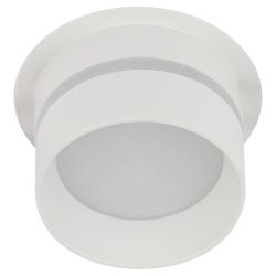 Светильник встраиваемый декоративный ЭРА DK93 WH под лампу MR16 GU5.3 белый