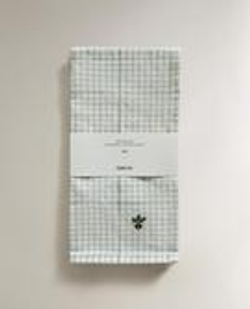 ZARA HOME НАБОР КУХОННЫХ ПОЛОТЕНЕЦ В ПОЛОСКУ (2 ШТ.), ЗЕЛЕНЫЙ